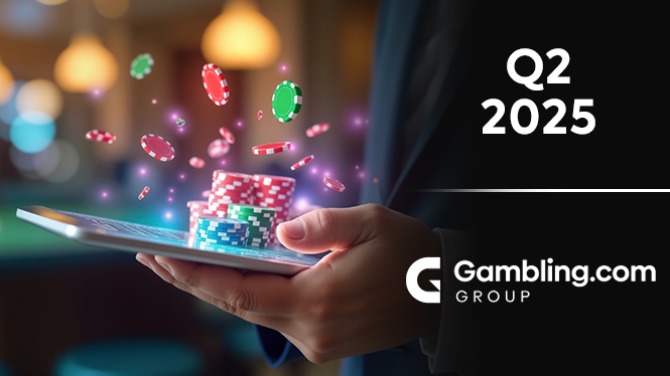 O Grupo Gambling.com relata um aumento de 30% na receita no segundo trimestre de 2025, perda líquida de $13,4 milhões
