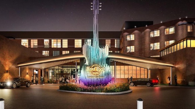 O primeiro Hard Rock Hotel do Canadá é inaugurado em Ontário
