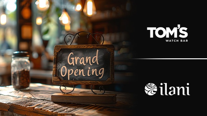 Tom’s Watch Bar anuncia a abertura de uma localização expandida em Ilani