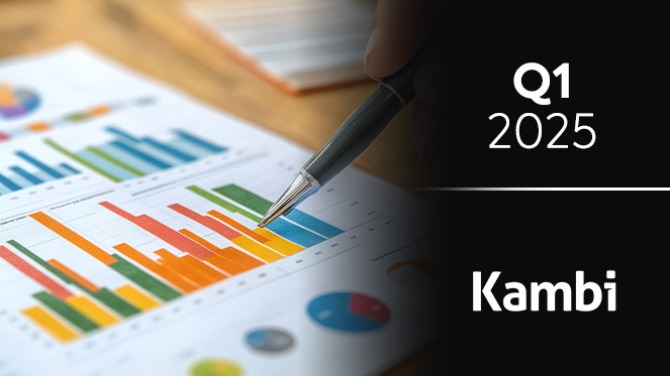 Grupo Kambi reporta receita de 47 milhões de dólares no primeiro trimestre de 2025