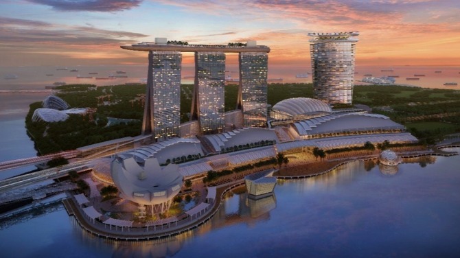 Las Vegas Sands inaugura propriedade de 8 bilhões de dólares em Cingapura