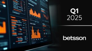 Betsson Q1: Receita aumentou 18% para €293,7 milhões