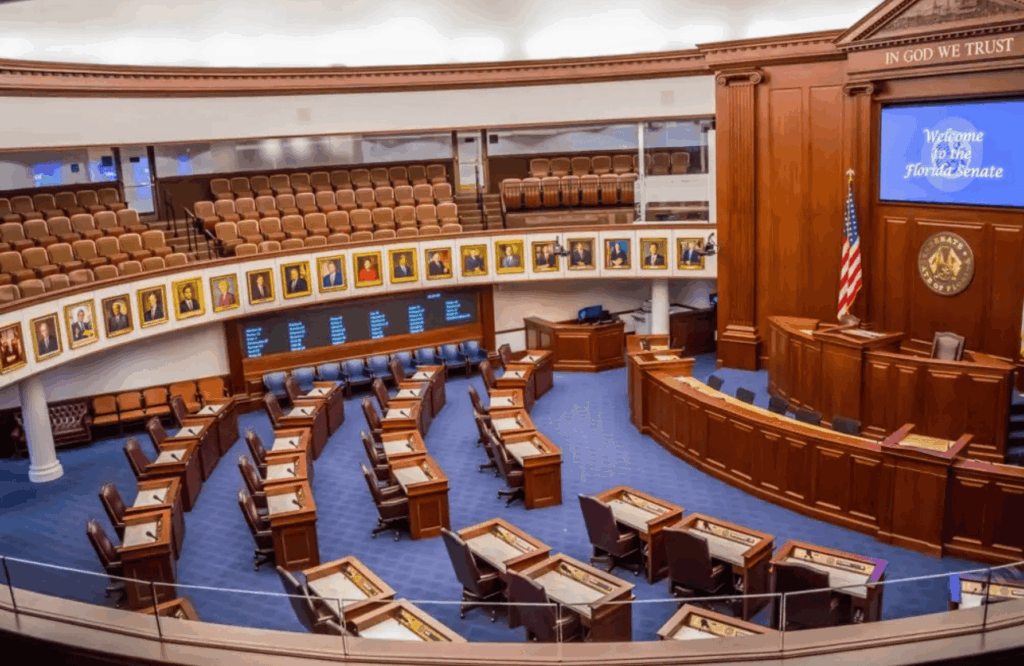 Senado da Flórida apresenta projeto de lei que restringe apostas online e revisa leis de jogos