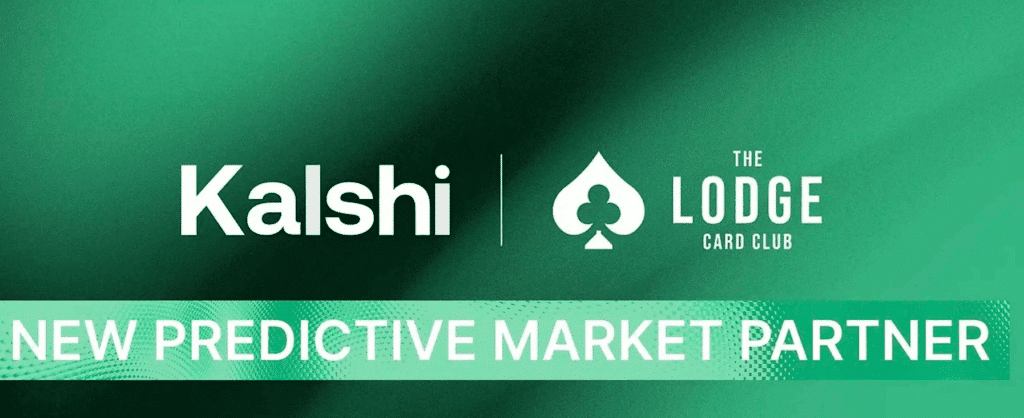 Kalshi e The Lodge Card Club Fecham Nova Parceria no Poker