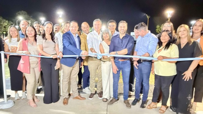 Loteria do Chaco da Argentina abre parque esportivo municipal em Santa Sylvina