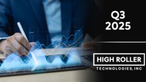High Roller Technologies relata receita de 6,3 milhões de dólares no terceiro trimestre