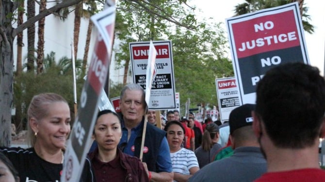 Más de 700 empleados abandonan el trabajo en Virgin Hotels Las Vegas