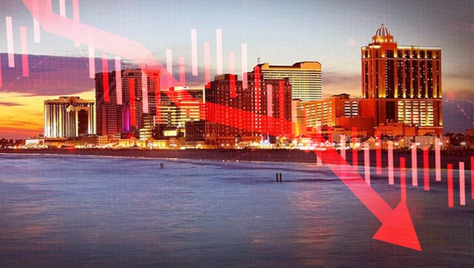 Los licenciatarios de casinos de Atlantic City informan de una disminución del 4,1% en las ganancias de todo el año para 2023