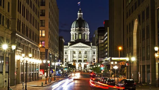 Indiana registra una disminución en los ingresos de los casinos durante el mes de octubre