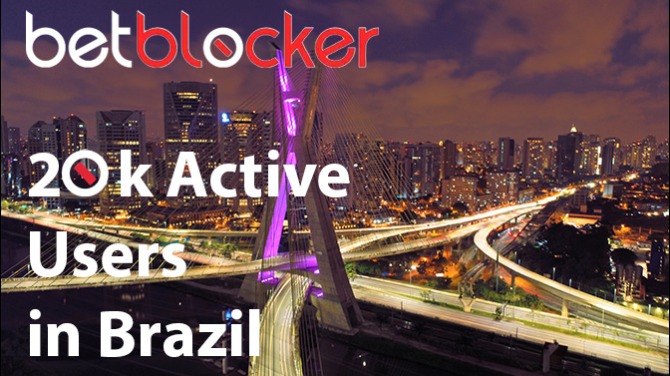 BetBlocker alcanza los 20,000 usuarios activos en Brasil