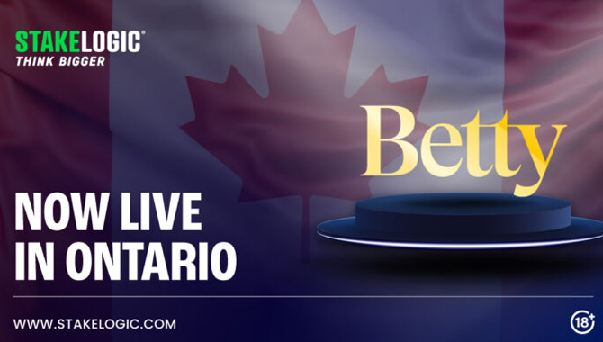 Stakelogic lleva su conjunto de títulos de casino en línea a Ontario a través de la asociación con Betty