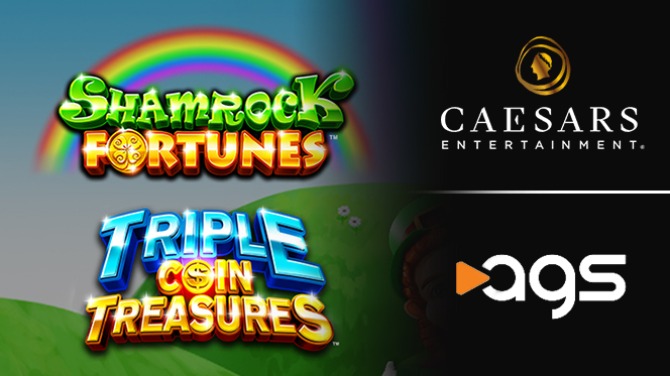 Caesars y AGS se asocian para la primera distribución en línea de Triple Coin Treasures