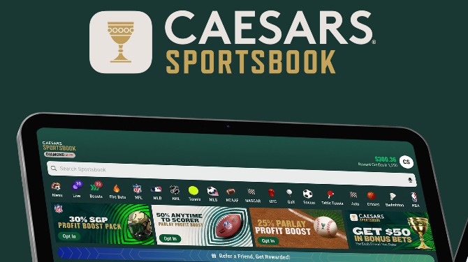 La casa de apuestas Caesars ofrece mejoras tecnológicas antes de la temporada 2025-2026 de la NFL