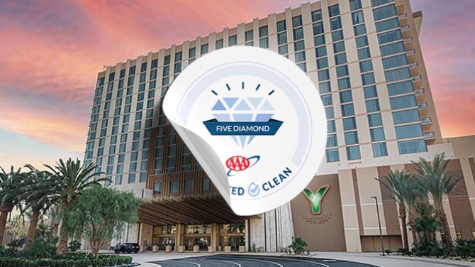 El Yaamava’ Resort & Casino está incluido en la lista de cinco diamantes de la AAA