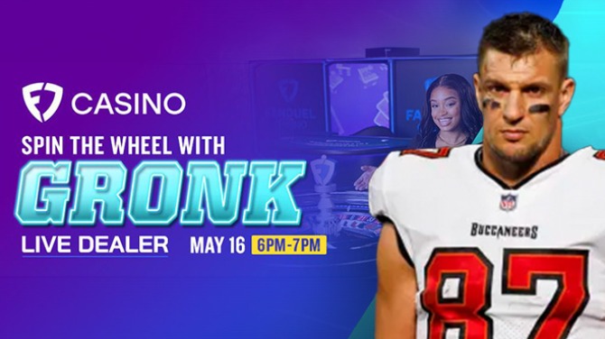 Exclusivo: Rob Gronkowski aparecerá en vivo en FanDuel Casino
