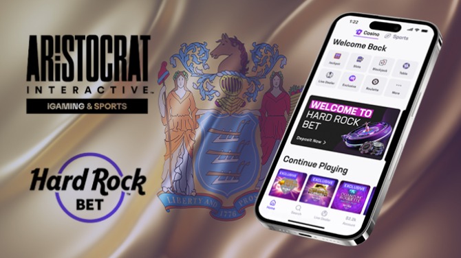 Los títulos de Aristocrat Interactive ya están disponibles en Nueva Jersey en Hard Rock Bet