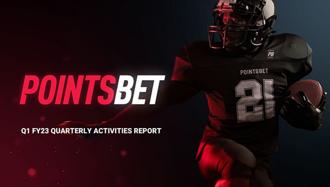 PointsBet informa de una gestión global de 1.160 millones de dólares australianos en el primer trimestre