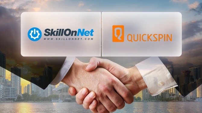 SkillOnNet amplía su asociación con Quickspin en Ontario