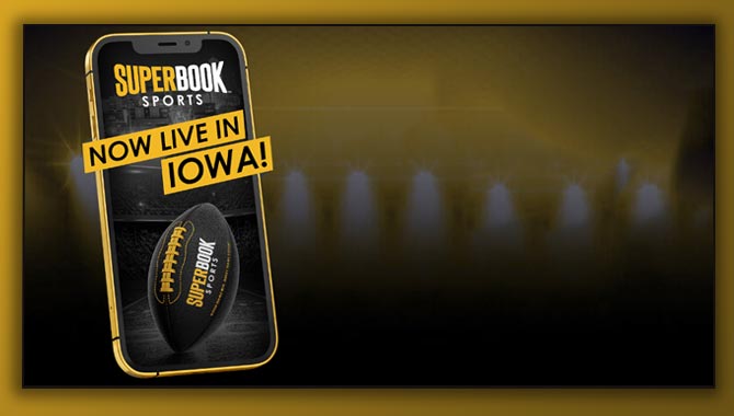 Las apuestas deportivas de Superbook ya están disponibles en Iowa