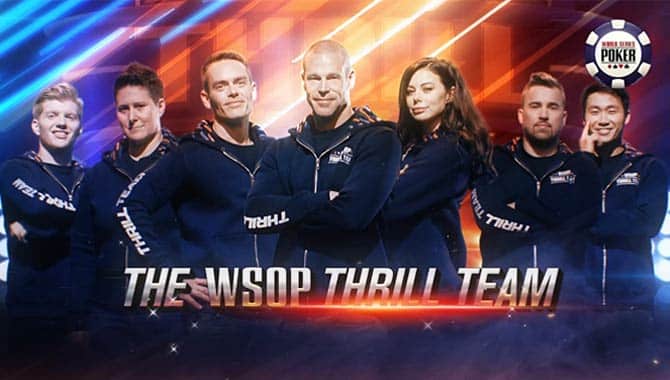 El equipo Thrill participa en el torneo de las World Series of Poker