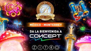 Casino Revolución en Monterrey estrena la línea de gabinetes Concept de Zitro