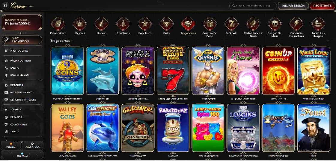 Juegos más populares de los casinos en línea de Europa - Tragaperras