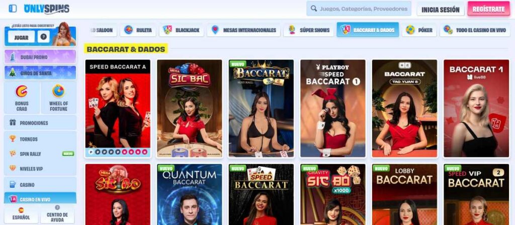 Juegos más populares de los casinos en línea de Europa - Baccarat