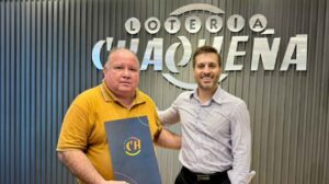 Lotería Chaqueña firma acuerdo con Sportivo Charata para mejorar la infraestructura deportiva