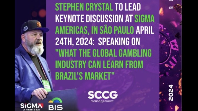 Stephen Crystal to lead keynote discussion at SIGMA Americas, in São Paulo April 24th, 2024!