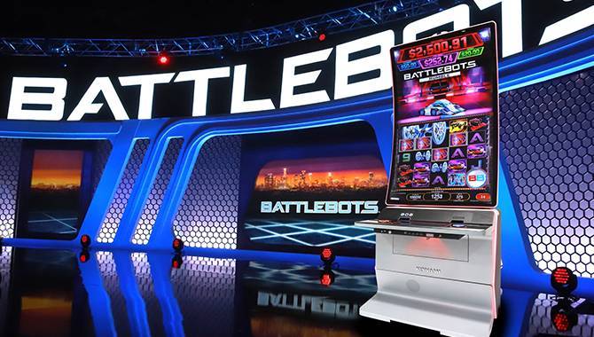 New Konami slot arrives in Las Vegas ahead of 2021 BattleBots World Championships