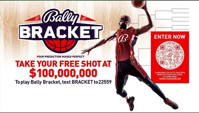 $100m from Bally’s for anyone who can predict complete March Madness bracket