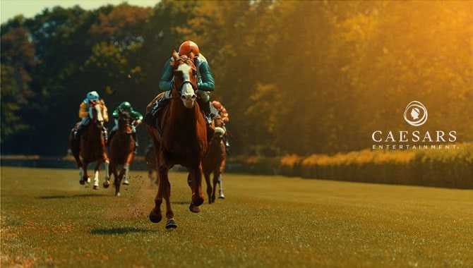 Caesars Entertainment launches Racebook, a horserace wagering app