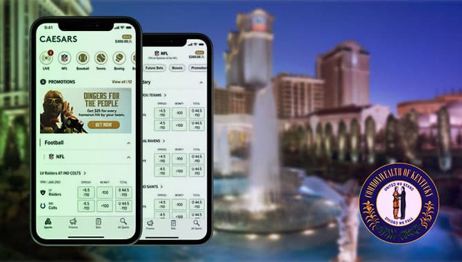 Caesars Sportsbook app now available for Kentucky players