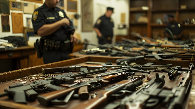 ADG breaks record for firearm seizure following illegal gambling investigation