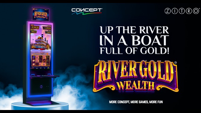 GOLDEN RIVER: Up the river in a boat full of gold!