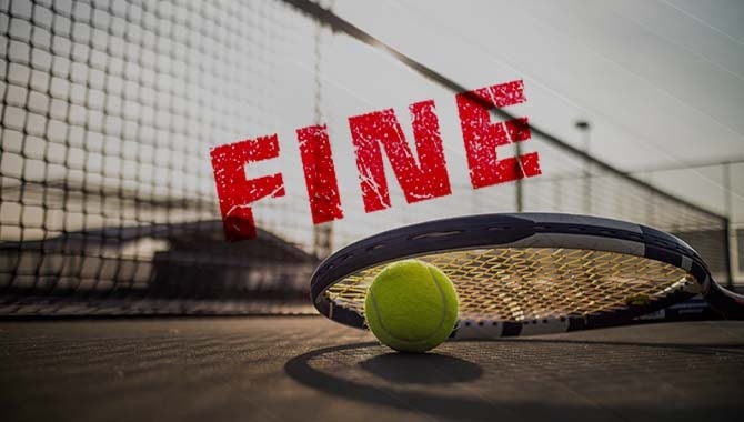 Two US tennis coaches fined for breaching gaming promotion rules