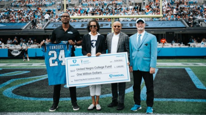 FanDuel makes fourth $1m donation in support of UNCF