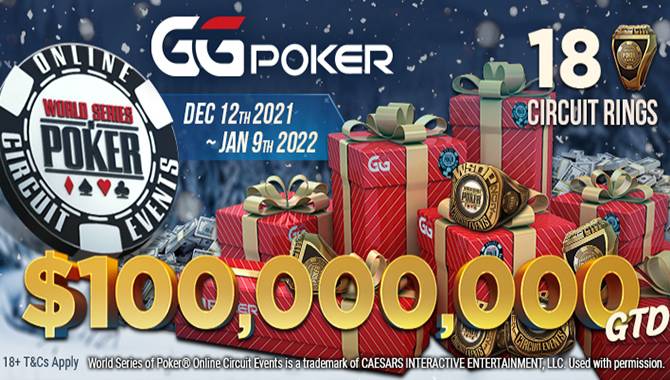 WSOP Winter Online Circuit Returns To GGPoker