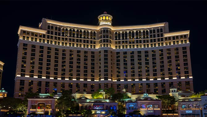 MGM Resorts replaces trees in front of Bellagio following F1 Grand Prix