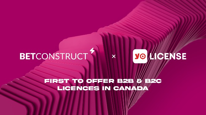 BetConstruct Becomes First iGaming Company to Offer B2B and B2C Licences in Canada through Its YoLicense, Its Affiliate Entity
