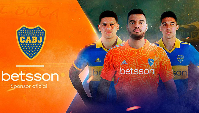 Betsson becomes main sponsor of Boca Juniors