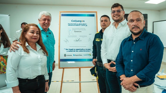 Coljuegos signs pact to strengthen efforts against illegal gambling