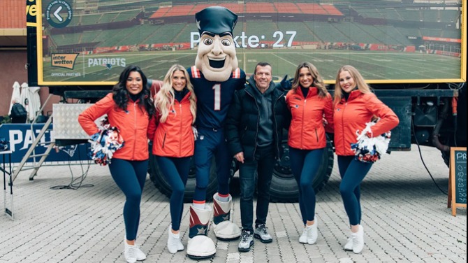 Interwetten signs partnership extension with the New England Patriots