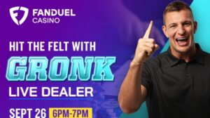 Rob Gronkowski set to return to FanDuel Casino’s live blackjack table