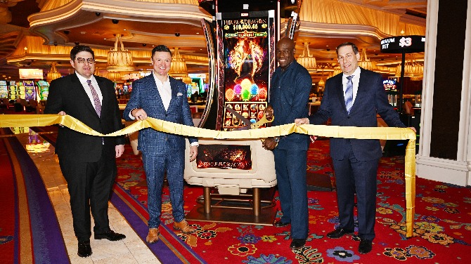 Aristocrat’s House of the Dragon slot game makes casino debut at Wynn Las Vegas