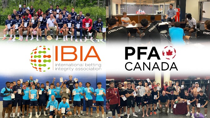 IBIA’s anti-match fixing education program with PFA Canada nears completion