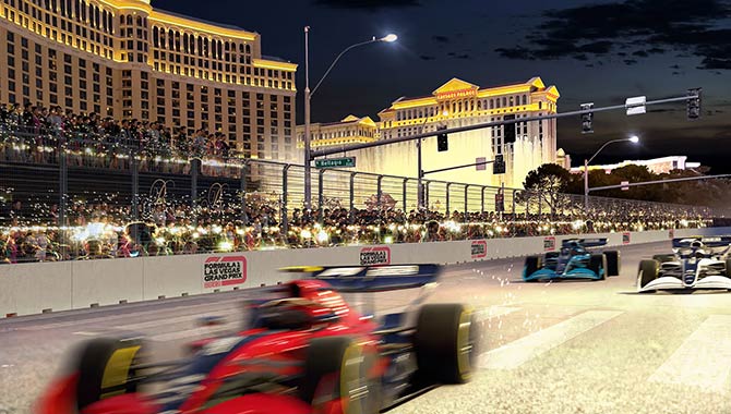 Las Vegas Grand Prix track completion scheduled around G2E
