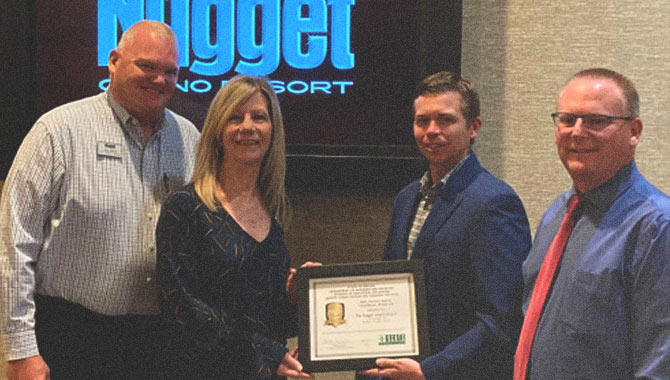 Nugget Casino Resort in Nevada receives Safe Partner Award