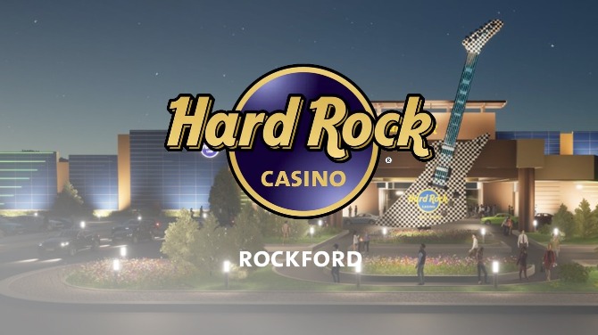 Temporary Hard Rock Casino Rockford property closing in advance of permanent casino