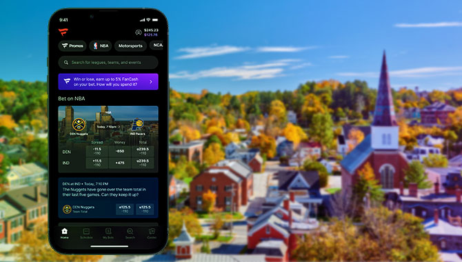 Sports betting goes live in Vermont with Fanatics one of three chosen operators